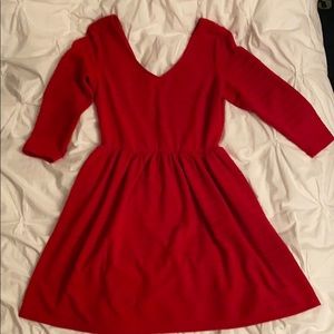 RED MINI DRESS WORN ONCE